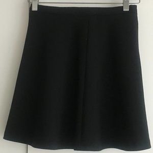 RED Valentino Black A-Line Mini Skirt